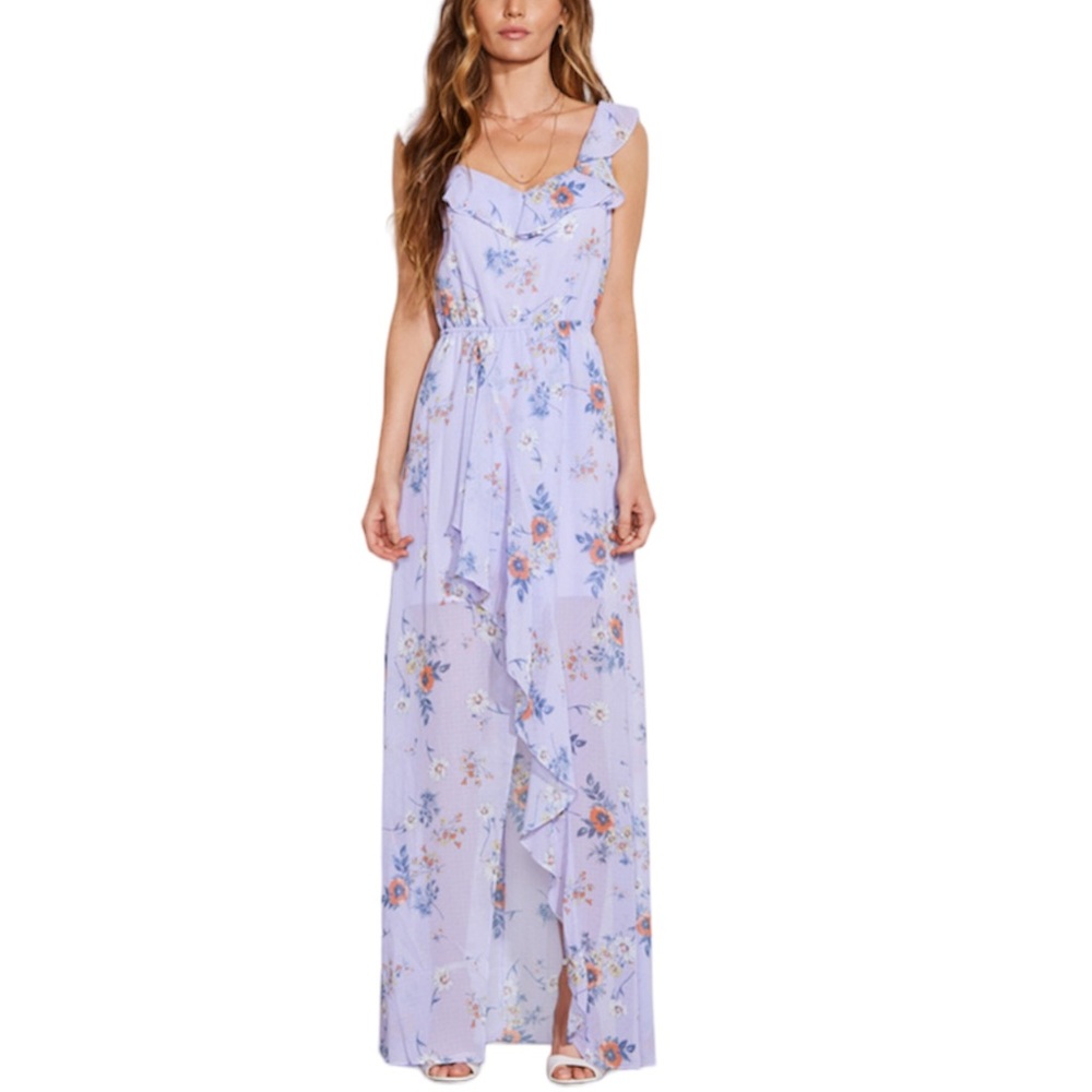 ALI & JAY Floral Sure Thing Maxi Dress Purple Size XL